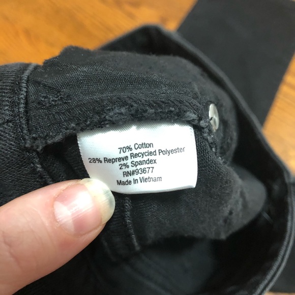 Faded black straight leg size 12 St. Johnโs Bay - Picture 3 of 6